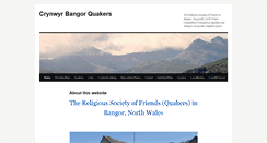Desktop Screenshot of bangorquakers.org.uk