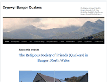 Tablet Screenshot of bangorquakers.org.uk